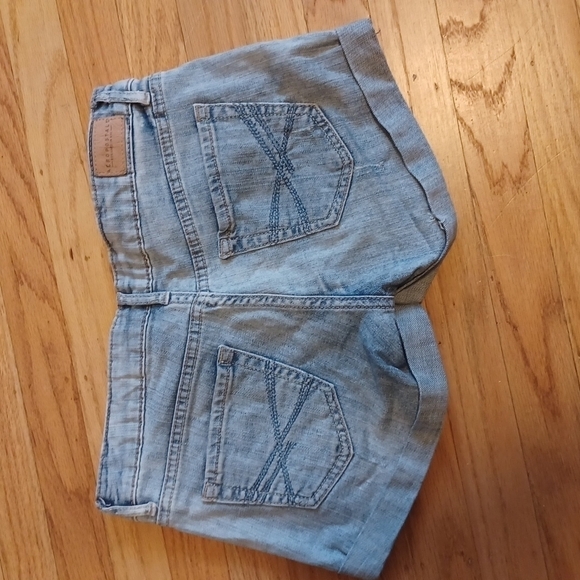 Aeropostale midi jean shorts S 0 good condition - Picture 6 of 11